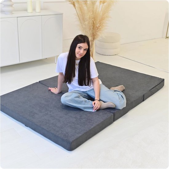 Vouwmatras 120 x 200 cm - Opvouwbaar en Wasbaar voor Gasten, Camping en Reizen van Dunlopillo — afbeelding 2