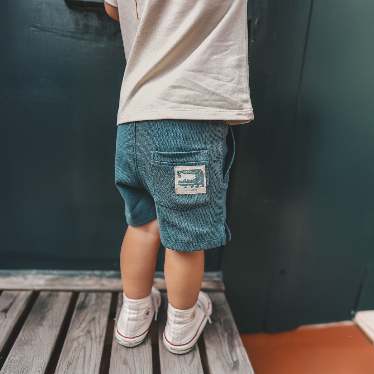 Your Wishes Stagger Shorts Broeken Jongens - Donkerblauw - Maat 104