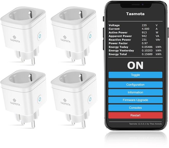 PM Slimme stroommeter met wifi 6 en bluetooth, wifi-repeater, 1 kanaal PM Slimme stroommeter met wifi 6 en bluetooth, wifi-repeater, 1 kanaal