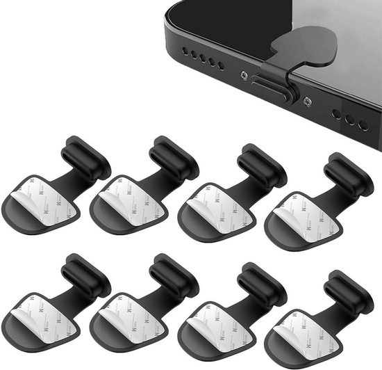 JYNVO 9 stuks stofkappen Kindle in donkere stijl grappig, stofkap USB C