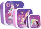 Vadobag Unicorn Academy Snackbox et Fruitbox - 3en1