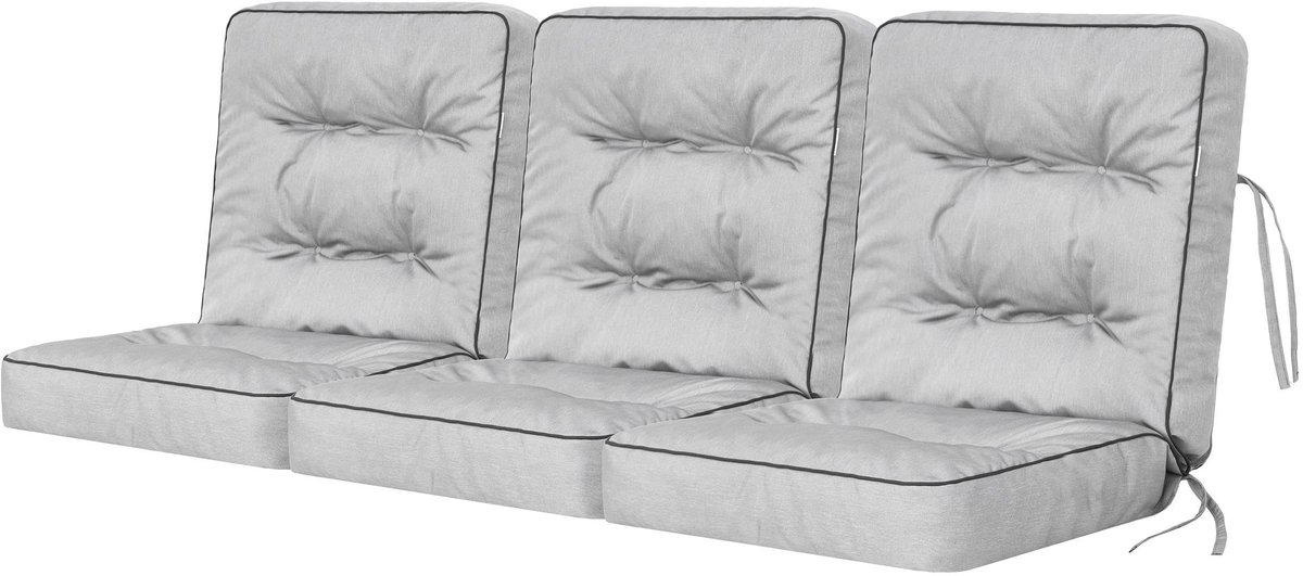 Ibenzoa® Comfortabele Weerbestendige Zitkussens voor Tuinbanken en Schommelbanken, Ideaal voor Binnen en Buiten