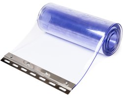 Rubbermagazijn - PVC Strokengordijn - 300x3mm - met klemset - Lengte 3 meter - Kunststof Lamellengordijn