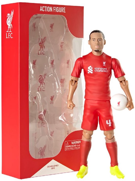 van der Meulen voetbal actiefiguur Liverpool Van Dijk 20cm speelgoed.