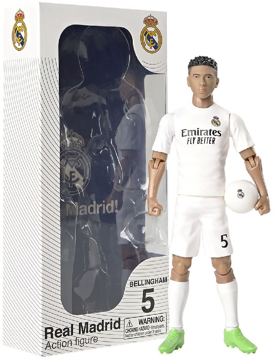 van der Meulen voetbalfiguur Real Madrid Bellingham 20cm speelgoed.