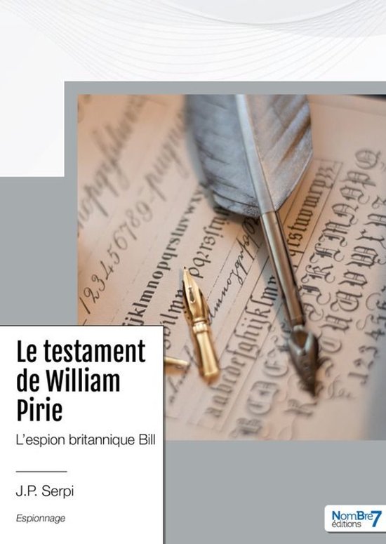 Le testament de William Pirie - cover