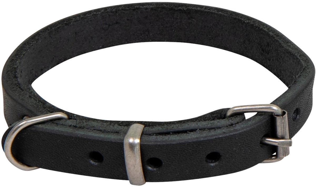 Animal Boulevard Ab30005 - Hals- En Leibanden - Hond - Ab Country Leather Halsband Zwart-12mmx21-27cm - Maat: 12mmx21-27cm - 205271