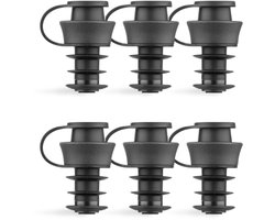 Coravin Pivot stoppers 6 stuks - Zwart