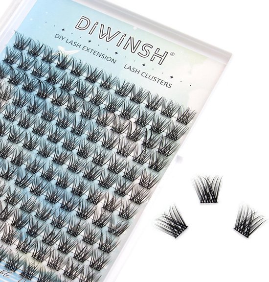 Wimperclusters 12mm - 144 Stuks Individuele Wimperextensions voor Een Natuurlijke Look