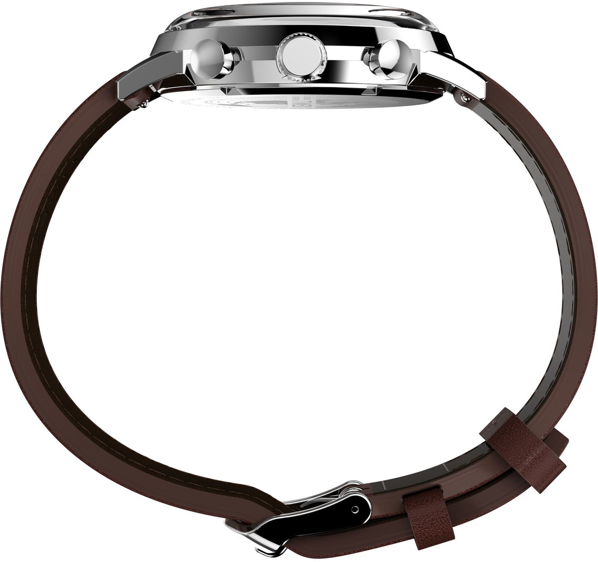 Timex Marlin Kwarts Analoog Horloge Bruin Case: 100% Stainless Steel | Armband: 100% Leather 40 TW2W51400AJ, TW2W51500AJ