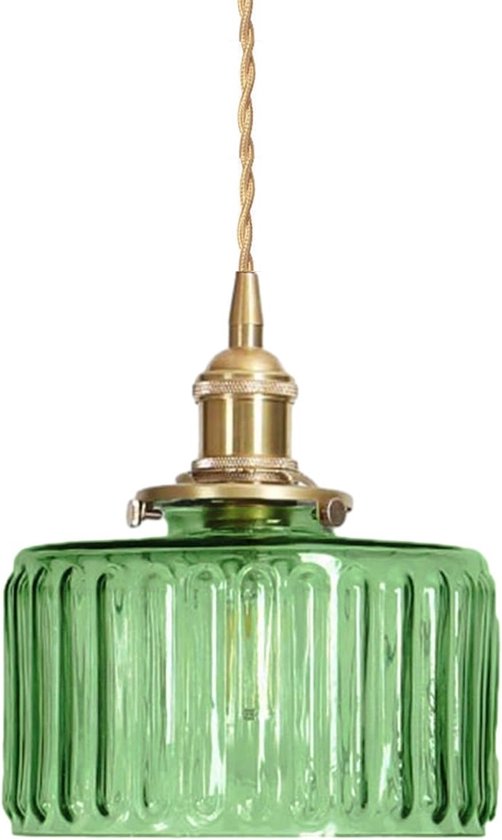 Industriële Zwarte Ronde Hanglamp - Vintage E27 Hanglamp Retro Eetkamer