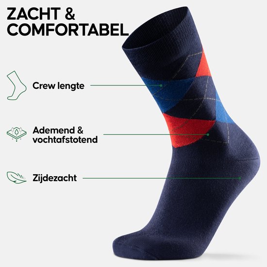 DANISH ENDURANCE Classic Bamboe Viscose Chaussettes 6 paires - super doux - Taille 39-42