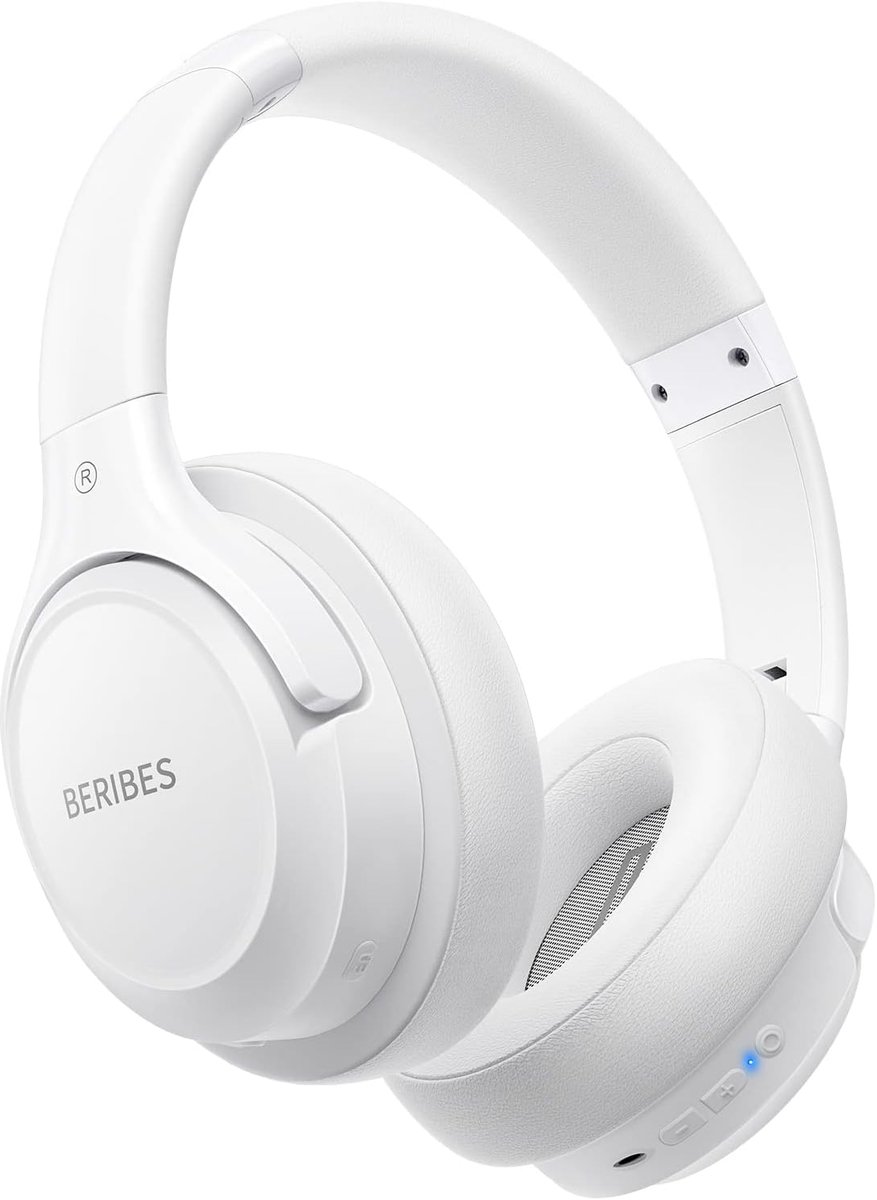 Draadloze Bluetooth Hoofdtelefoon - Over-Ear, 65 Uur Speeltijd, 6 EQ Modi, Hifi Stereo met Microfoon - Opvouwbaar