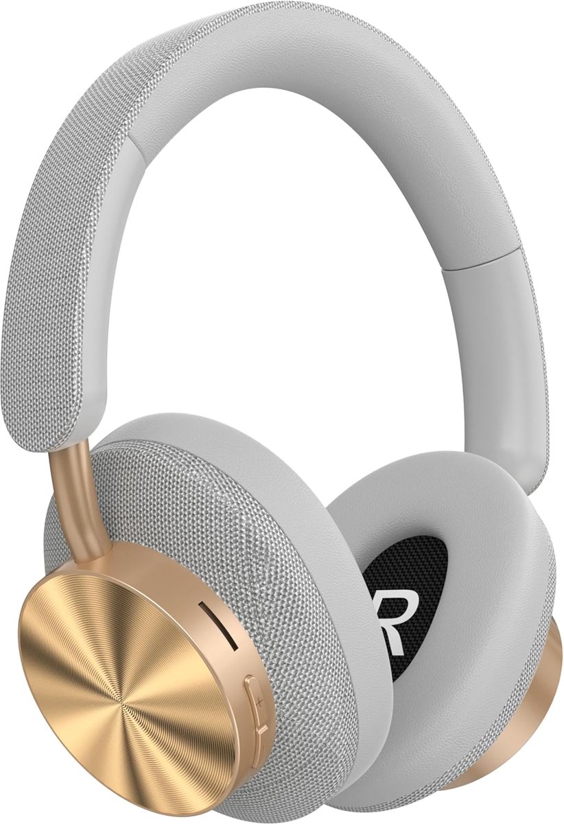 Draadloze Bluetooth Hoofdtelefoon met Ruisonderdrukking en Krachtige Bas - Over-Ear Ontwerp