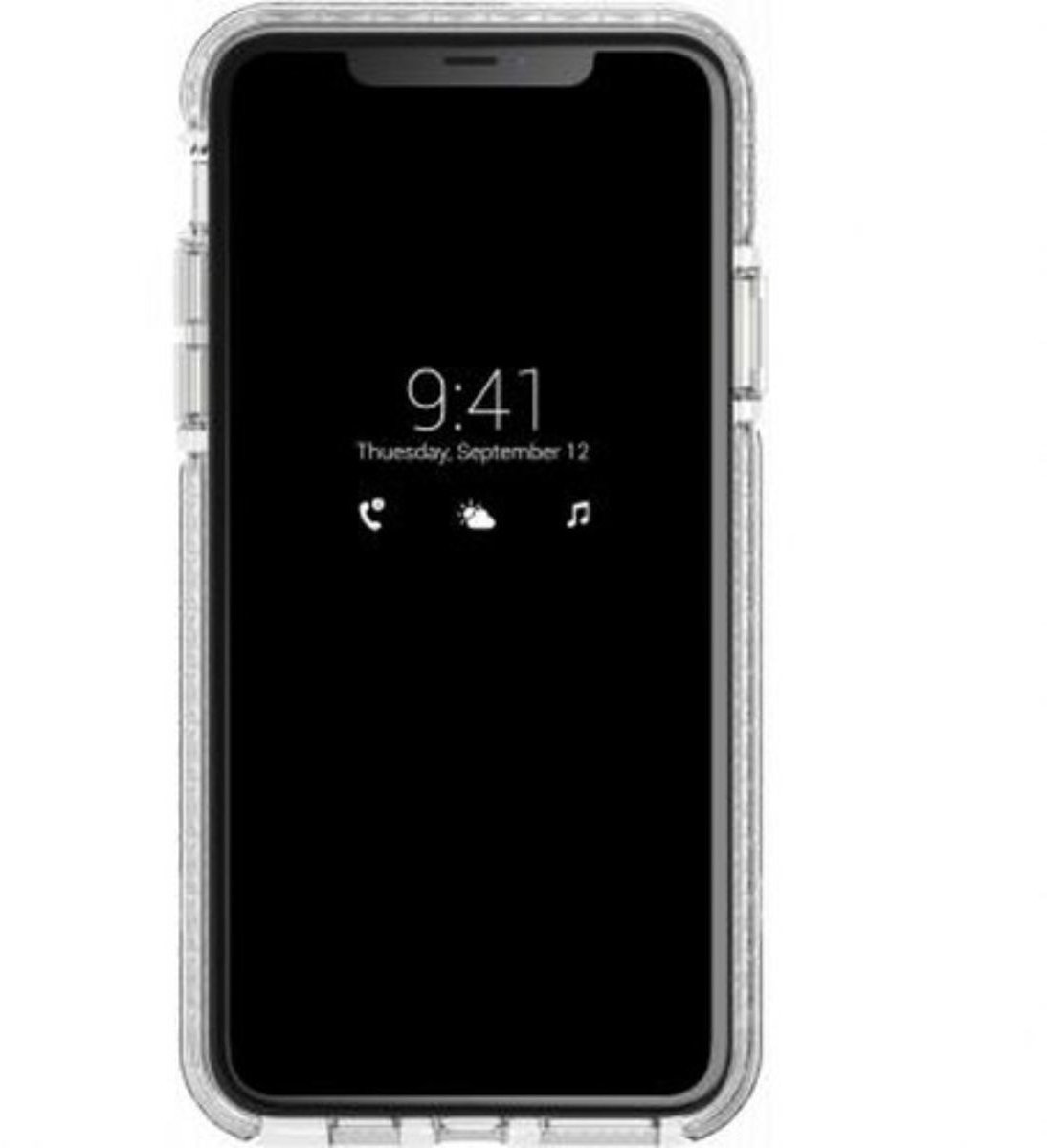 Force Case, Versterkte hoes Geschikt voor Apple iPhone 11 Pro Max LIFE, Transparant