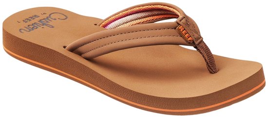 Reef Cushion Breezetan/Smoothie Dames Slippers - Cognac - Maat 40