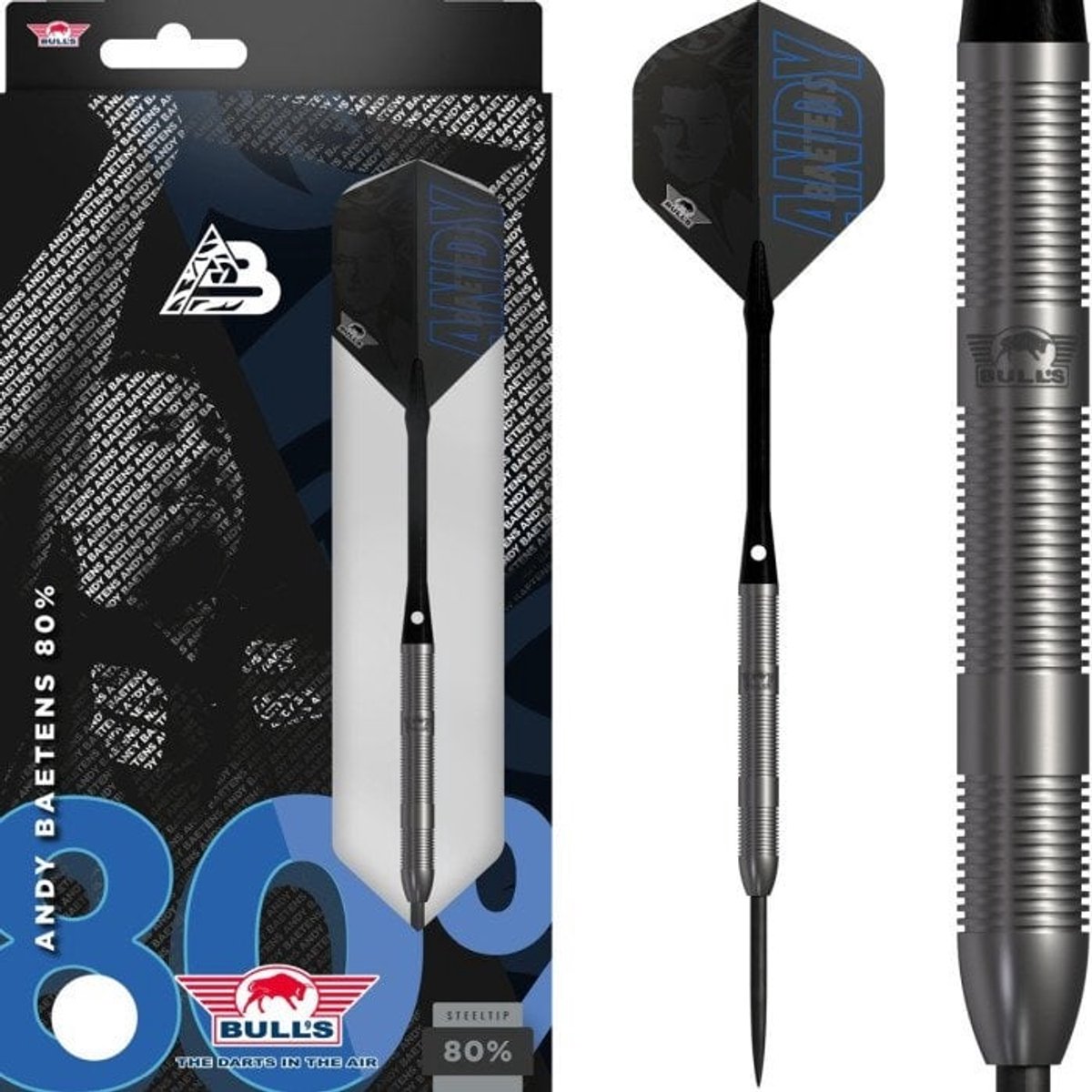 Bull's Andy Baetens E2 80% - Dartpijlen 23 Gram