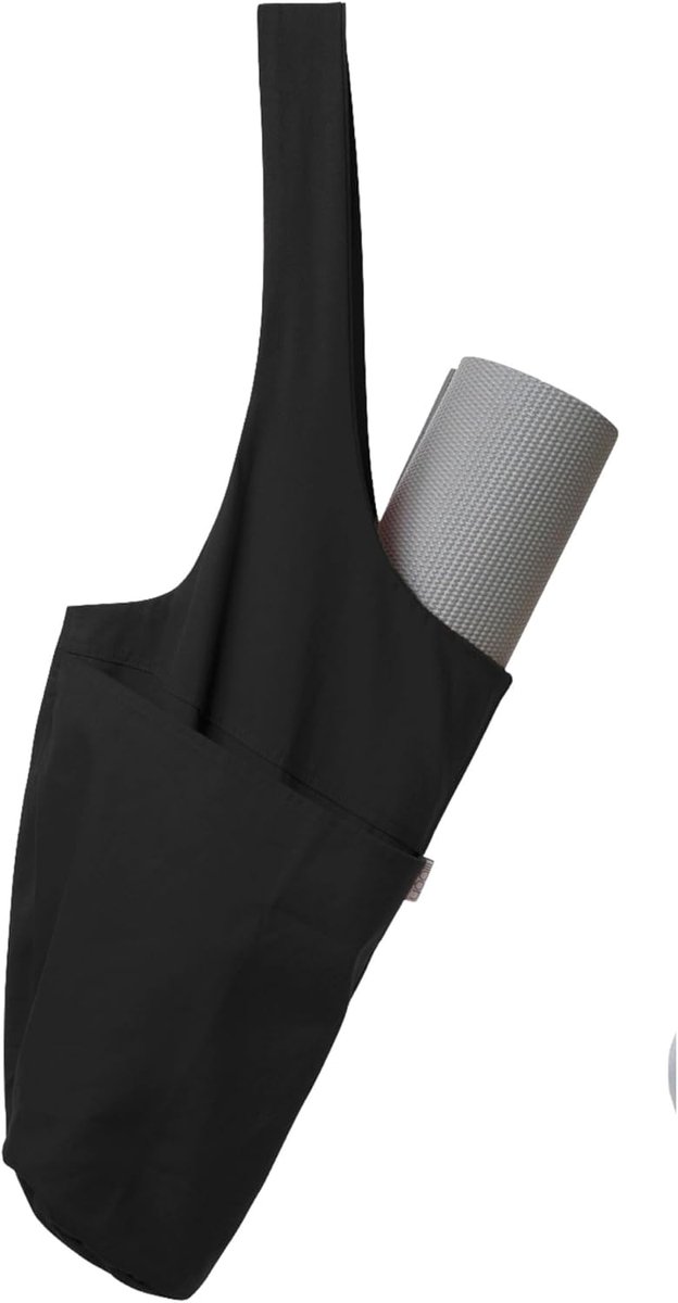 Ibenzoa® Ruime Yogamatzakentas met Grote Zijvakken en Ritsvak - Duurzame Opbergoplossing