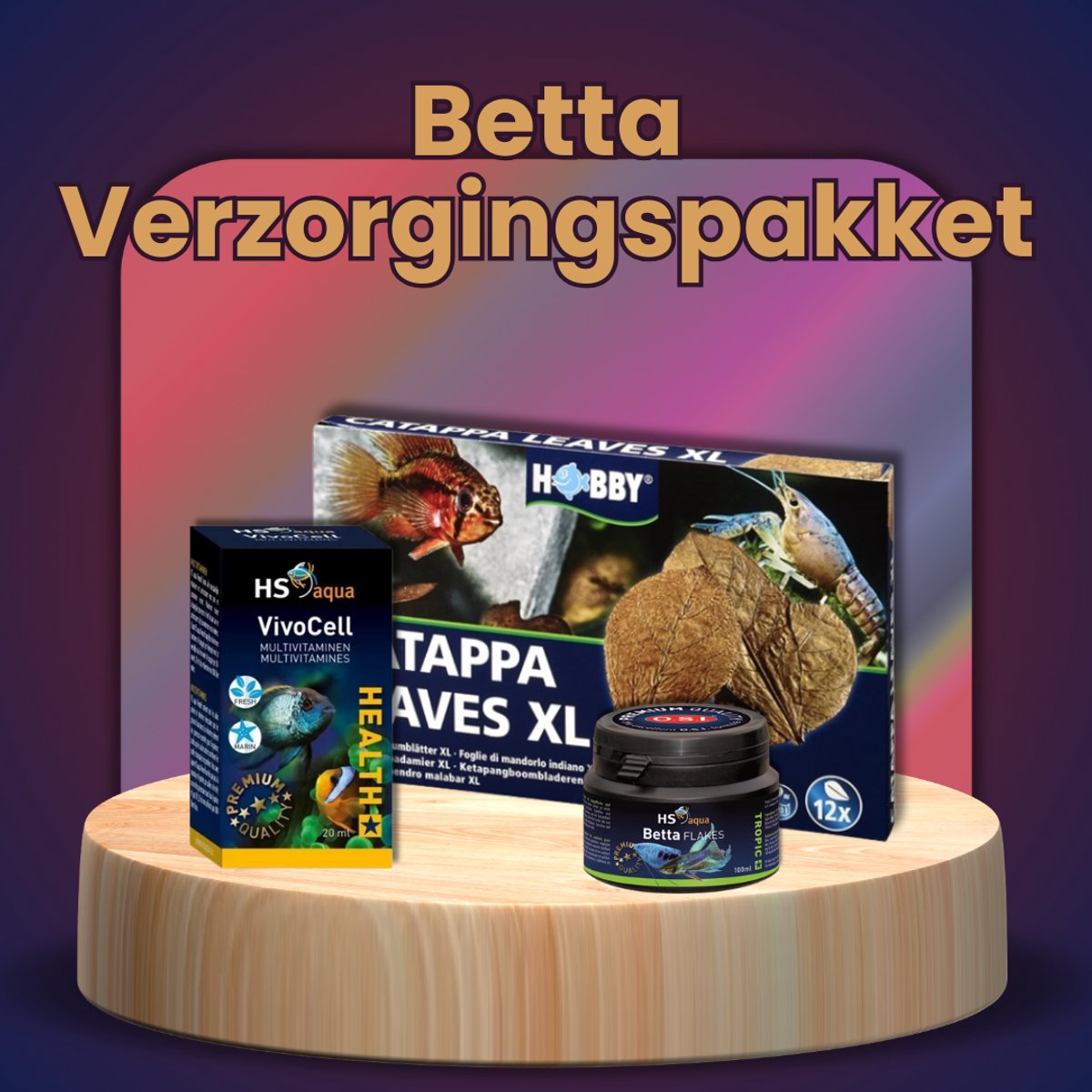 Siamese Kempvis Verzorgingspakket – Complete Dagelijkse Zorg voor een Gezonde en Kleurrijke Betta