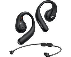 soundcore by Anker AeroFit Pro Wireless Open Earplugs, Super Comfortable, Sturdy Fit, Ergonomic Design, Rich Sound with LDAC, Bluetooth 5.3, IPX5 Waterproof, 46 Hours Playtime, App Control