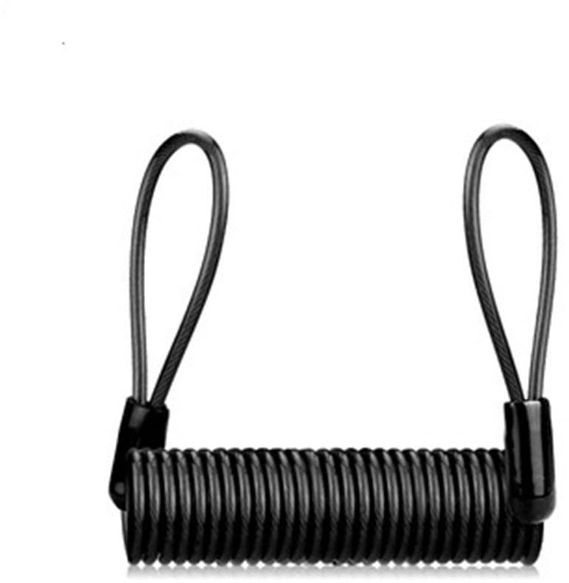 Ibenzoa® Fietsslot met Schijfremslot en Flexibel Kabel voor Veiligheid van Motor en Fiets