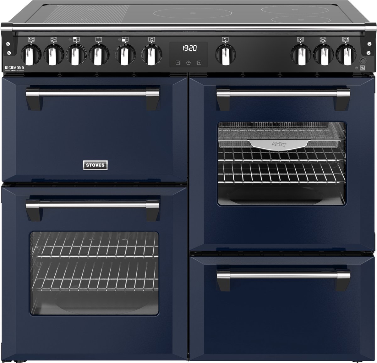 Stoves 444412024 fornuis Range-fornuis Electrisch Inductiekookplaat zones Blauw
