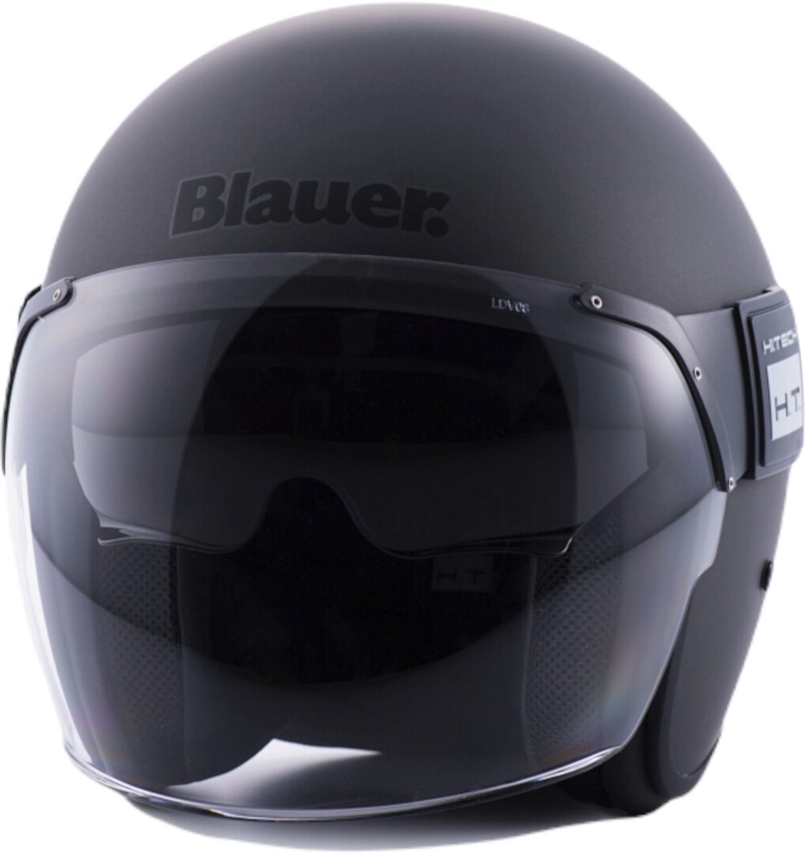 Blauer Pod Monochrome Antraciet Jethelm - Maat L - Helm