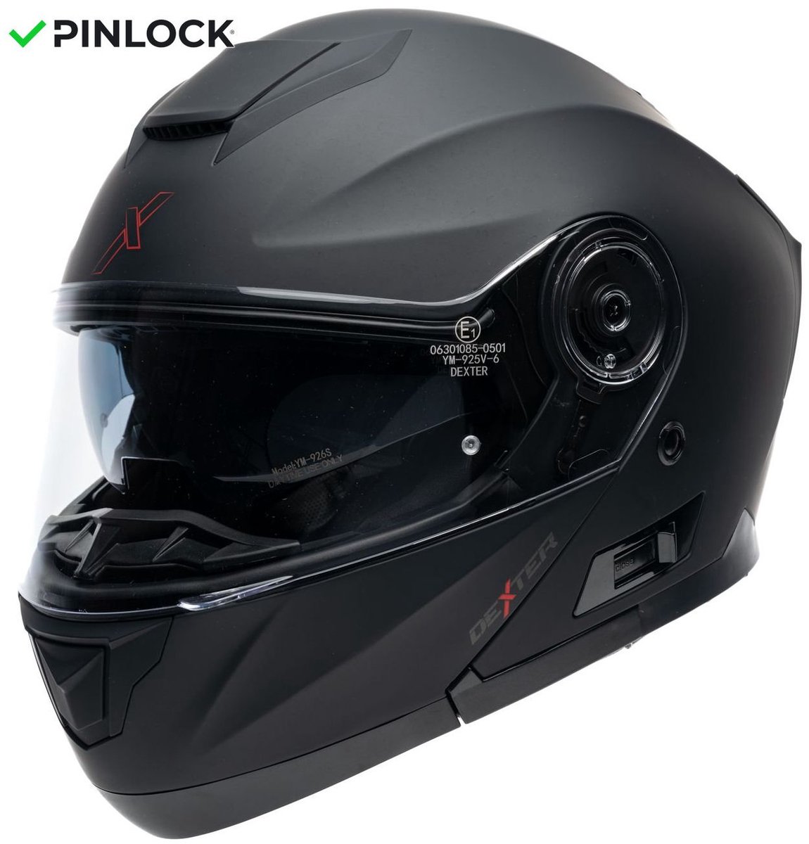 Motor Modulaire Helm SPECTRON EVO Zwart M van MOTOBLOUZ
