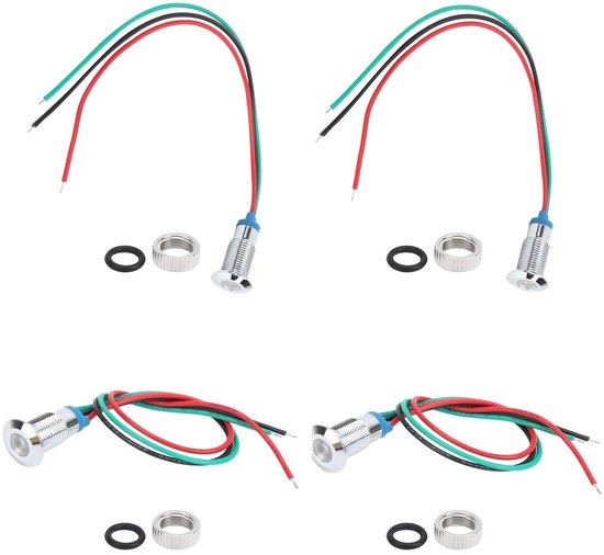 10mm 12v led pilot metalen bal mini boot licht wat... - Vicedeal