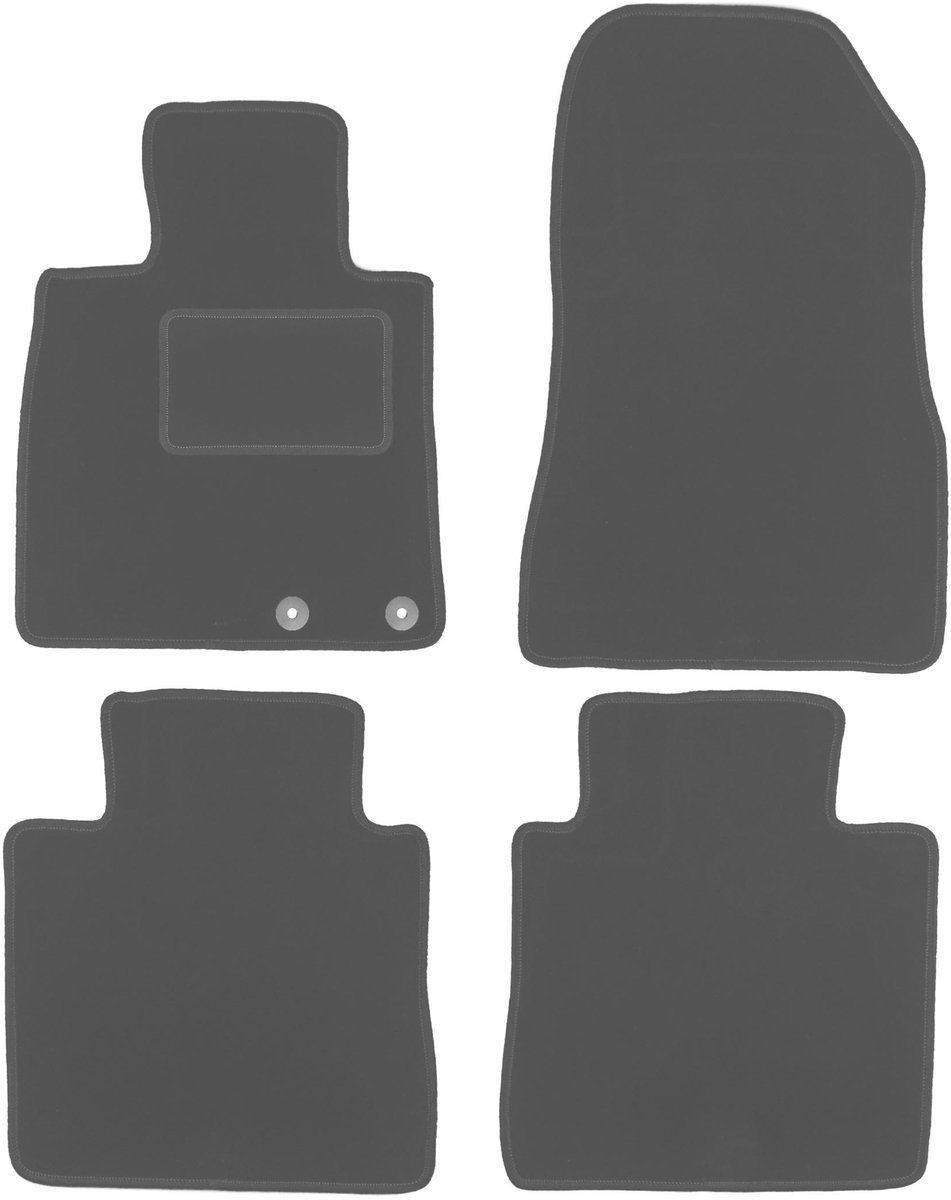 Grafiet automatten voor: Nissan Note II hatchback (2012-)