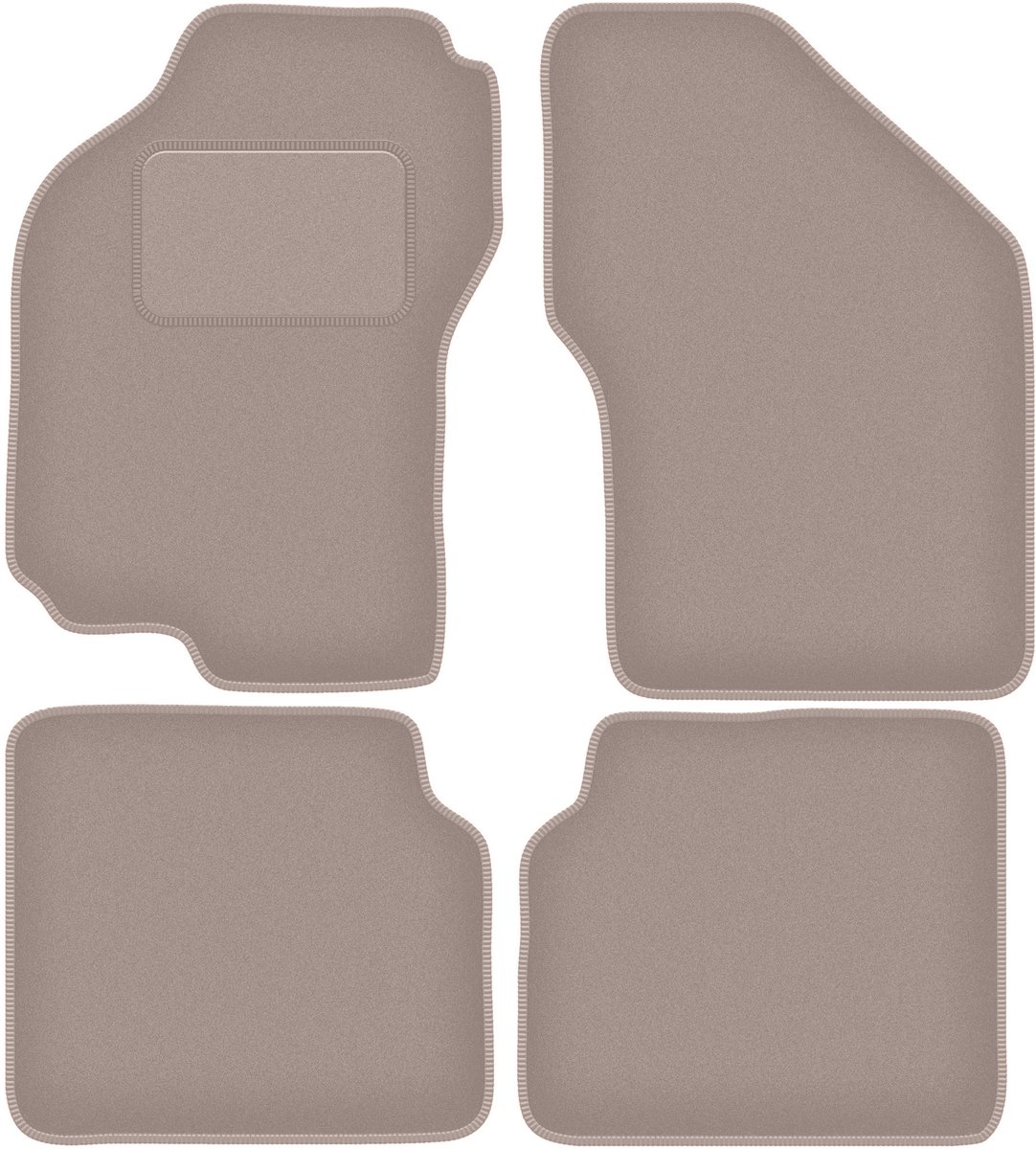 Beige veloursmatten voor: Fiat Bravo hatchback (1995-2001)