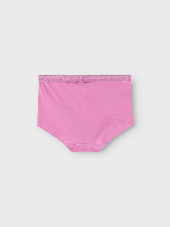 Roze hipster met glitter elastische tailleband.