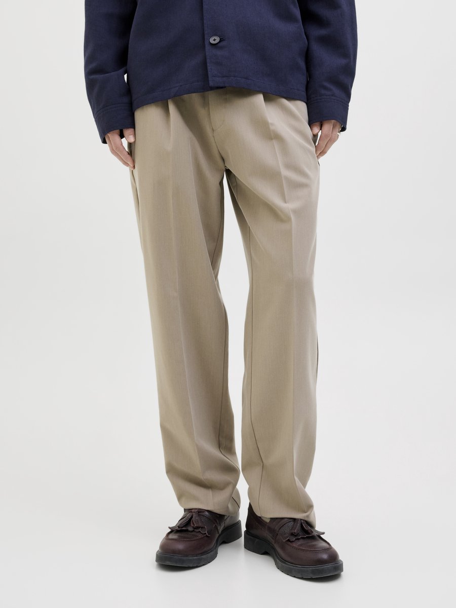 JACK&JONES - JPRCCKARL JJCAMERON PLEATED CHINO NOOS - Heren - Broeken