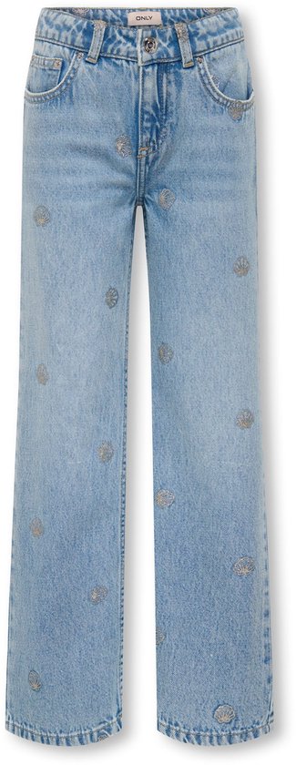 KIDS ONLY Dames Kogjuicy Hw Wide Leg Rea707 DNM Noos, Medium Grey Denim, 170
