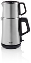Bol.com Arzum Teacharm Elektrische Theepot AR3143-0600 | Inox - 1.8L + 1.0L - Led-indicator - 360° basis - 2200W aanbieding