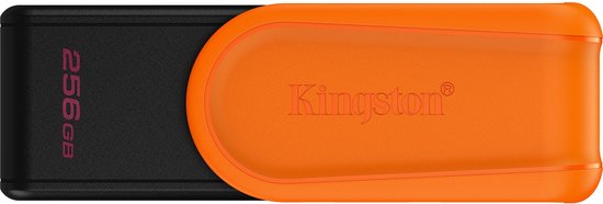 Kingston Technology DataTraveler 256GB Portable USB 3.2 Gen 1 Exodia S (Black/Orange)