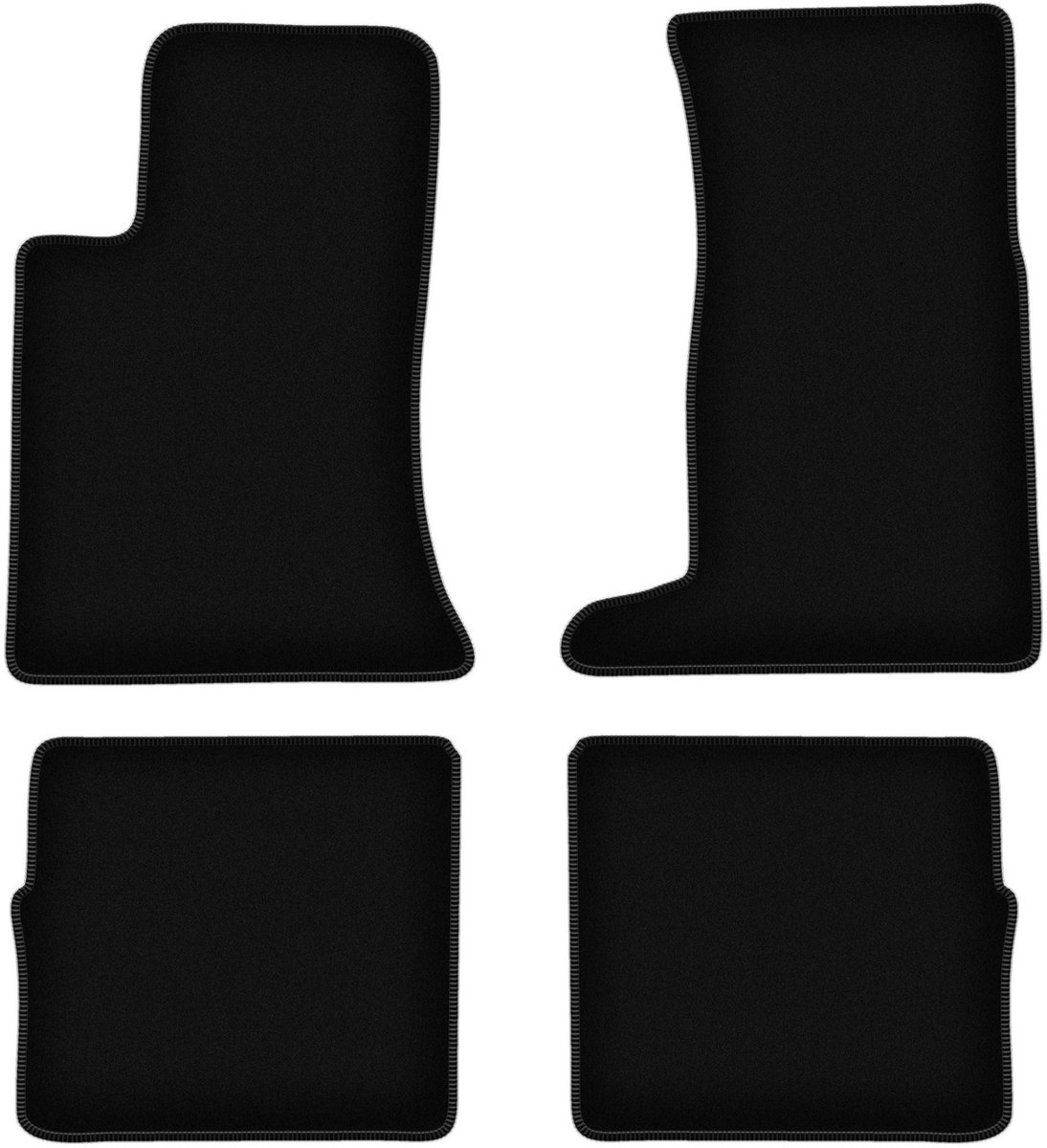 BASIC zwarte veloursmatten voor: Cadilac SRX 0 (2004-2010)