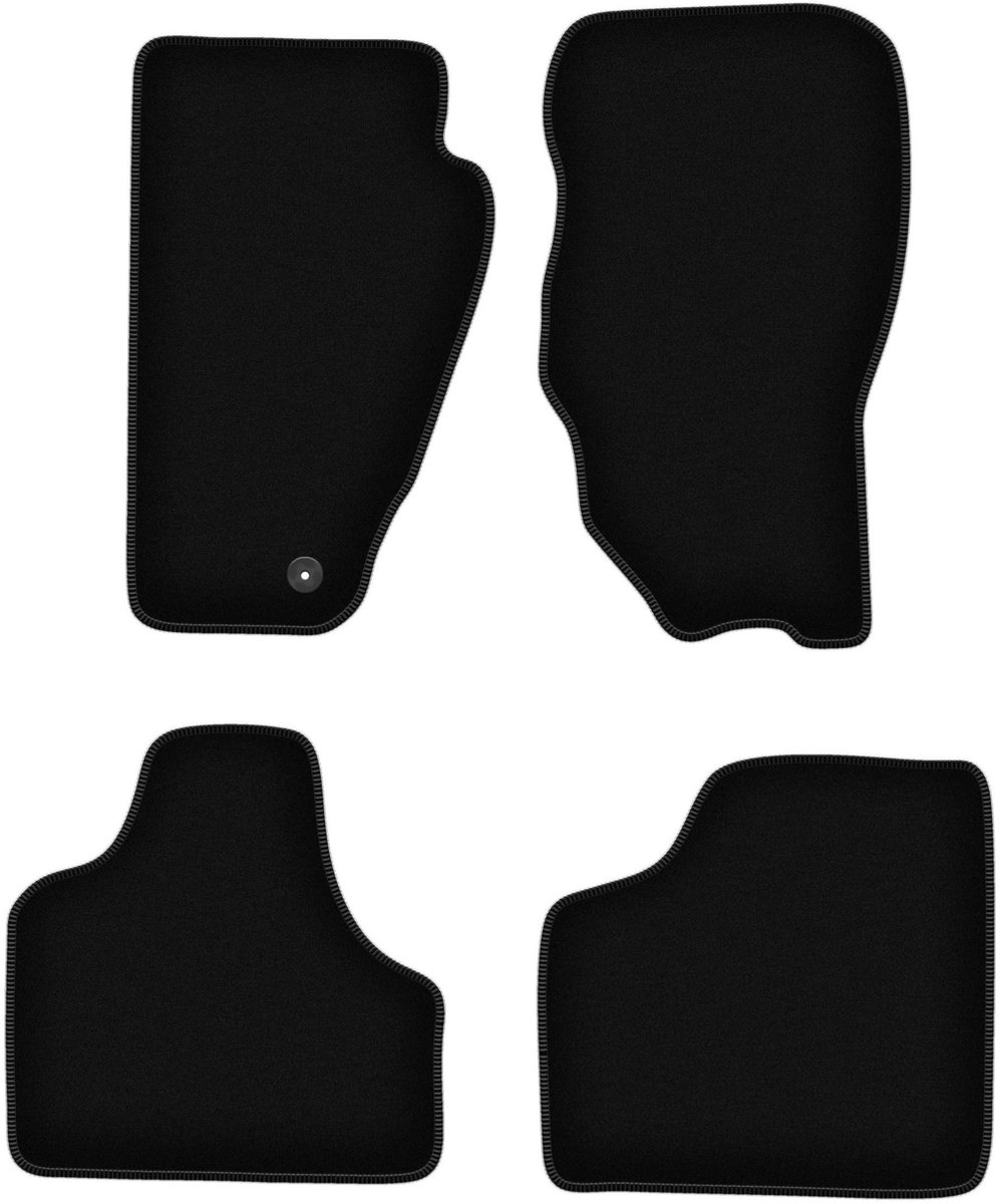 BASIC zwarte veloursmatten voor: Dodge Nitro SUV (2006-2011)
