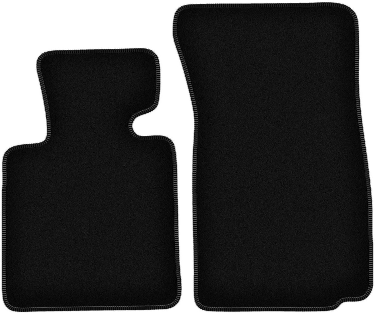 BASIC zwarte veloursmatten voor: BMW Z4 E85 cabriolet (2002-2008)