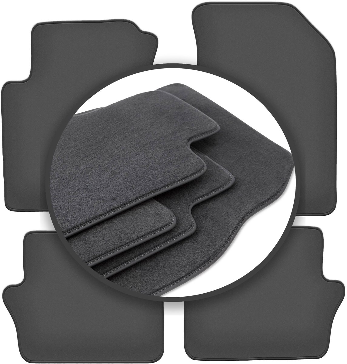 Premium automatten voor: Dodge Caliber hatchback (2006-2011)