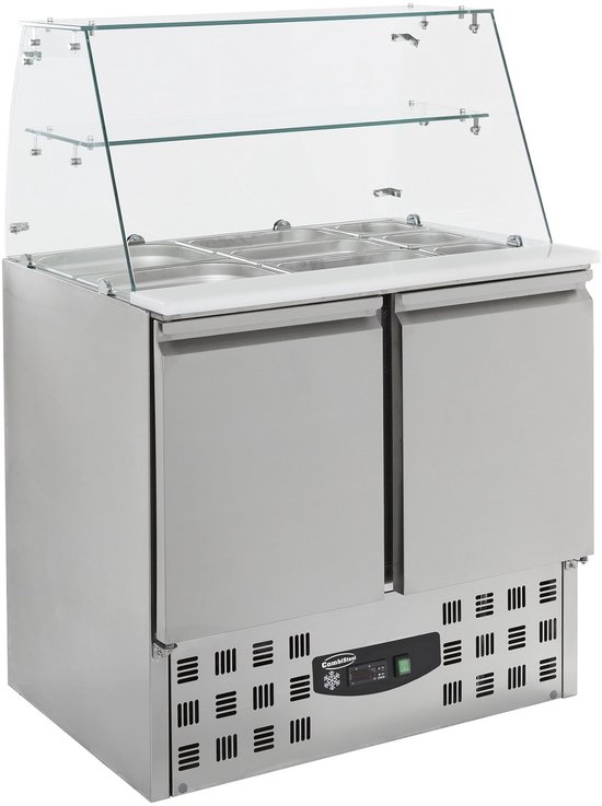 Gekoelde Saladette Glasopstand 2 Drs - Combisteel