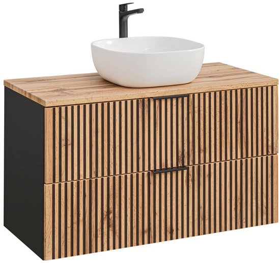Meuble de salle de bain Sanifun Wotan 1000 en saillie Wit