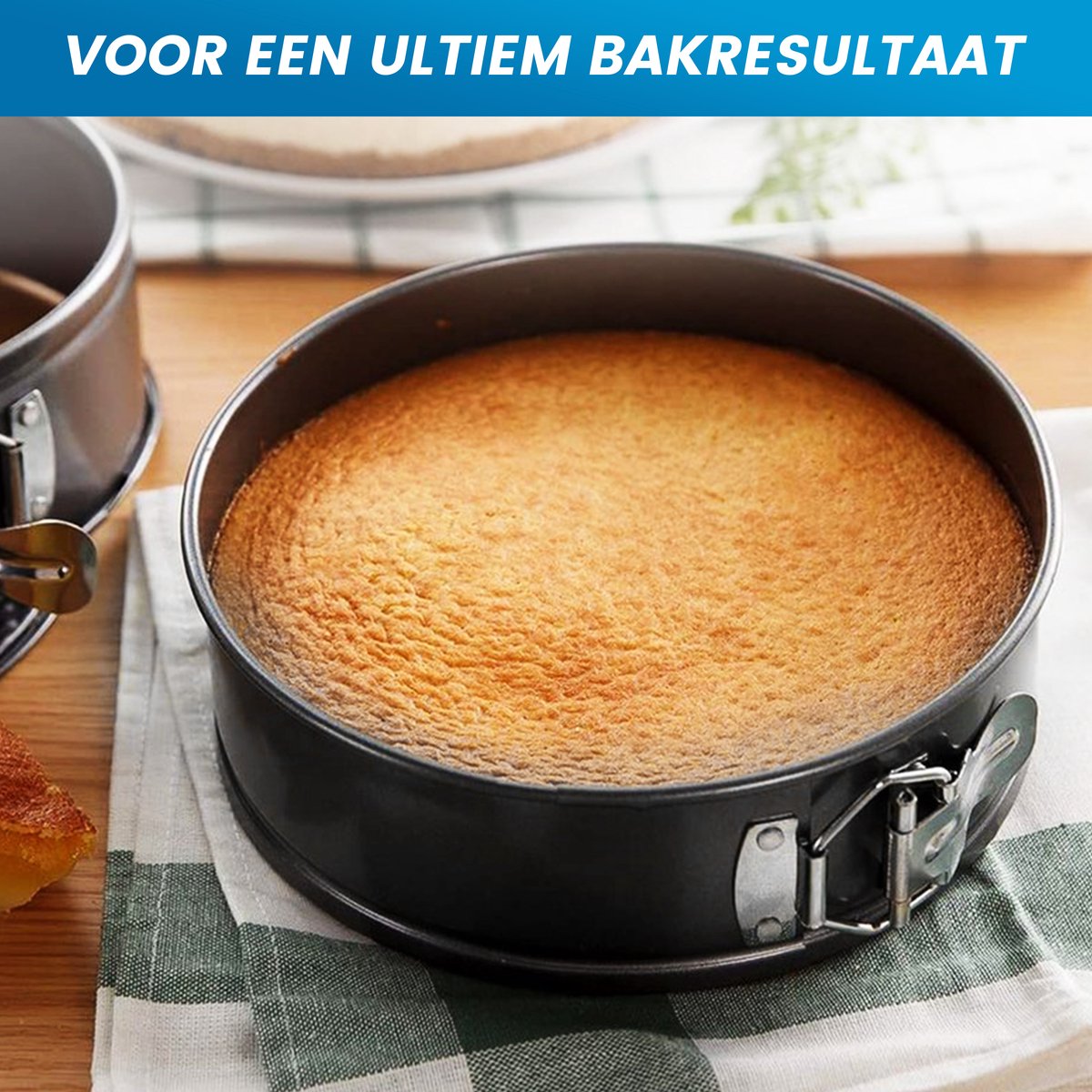 Ronde Bakvormen 6 Delige Set Taartvormen Springvorm Non Stick Coating Oe12 T M 28 Cm Losse Bodem Stapelbaar Voor Cake Taart Quiche Zwart 2730225585