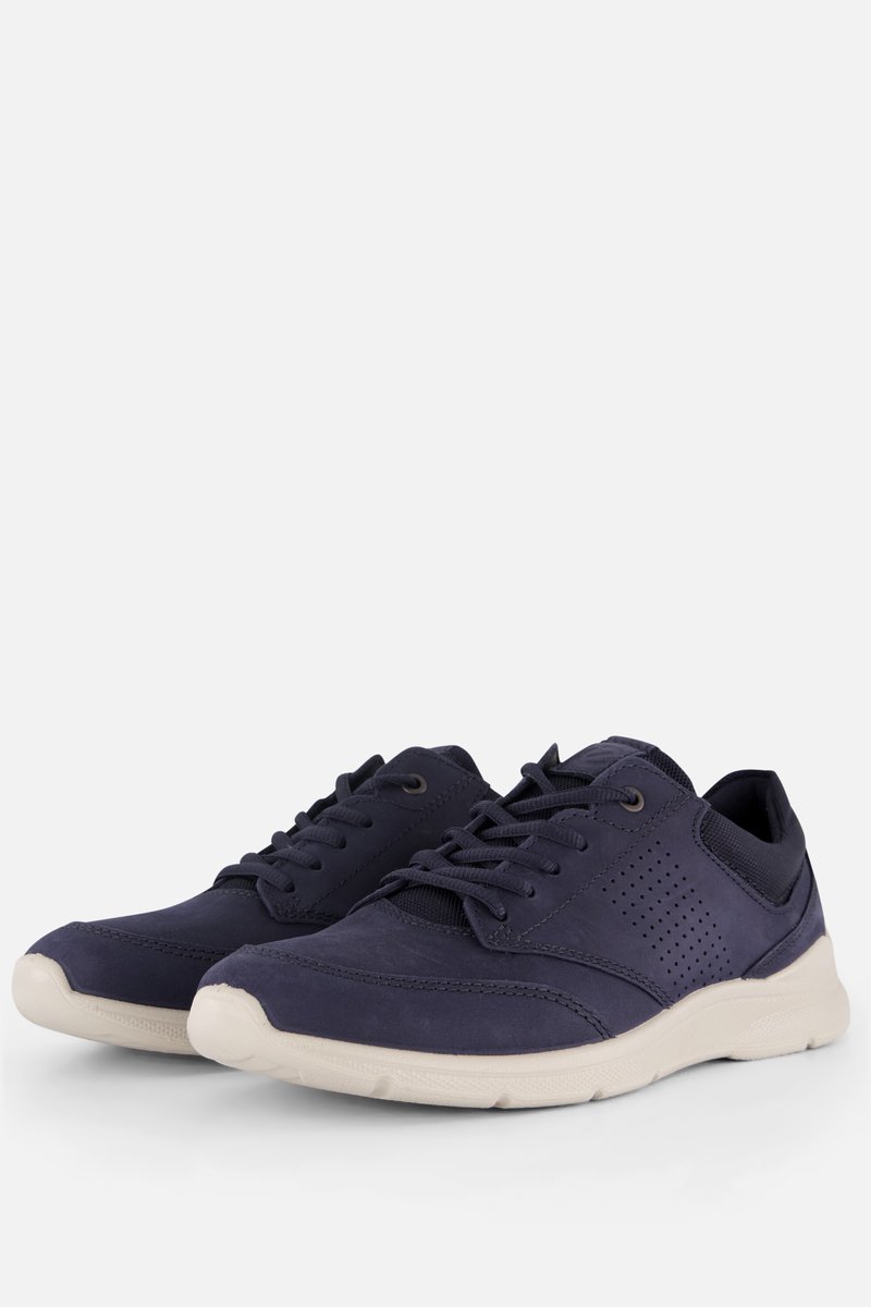 Ecco Irving Sneakers blauw Leer
