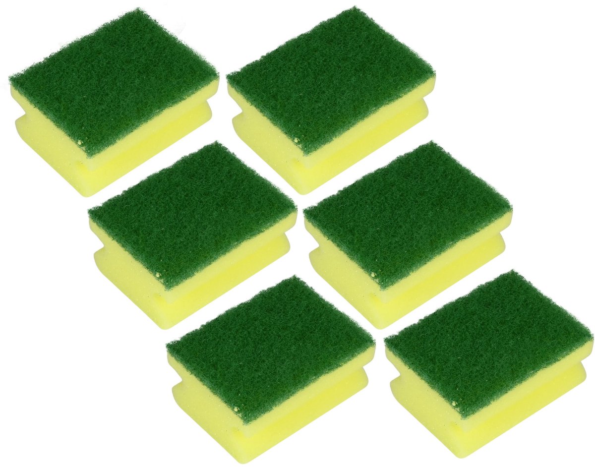 Goedkoopste Benson Schuurspons met ergonomische grip - 6 stuks - veelzijdig en effectief - 8.6 x 6.5 x 4.4 cm