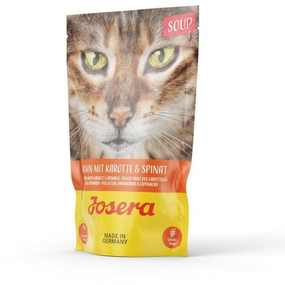 Josera Kippensoep - Aanvullend Natvoer Katten - Wortel, Spinazie, 70gr