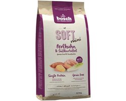 Bosch Soft Mini Hondenvoer - Parelhoen en Zoete aardappel - 1 kg