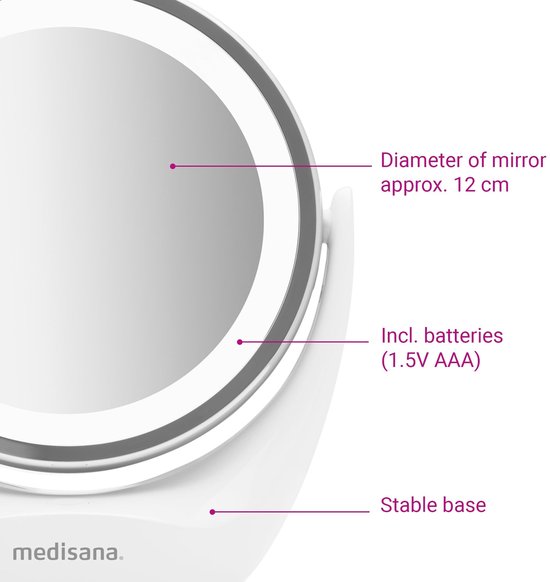 medisana CM 835 - Cosmetica Spiegel