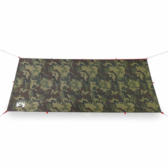 vidaXL - Kampeerluifel - waterdicht - 406x306 - cm - camouflage van Merkloos — afbeelding 2