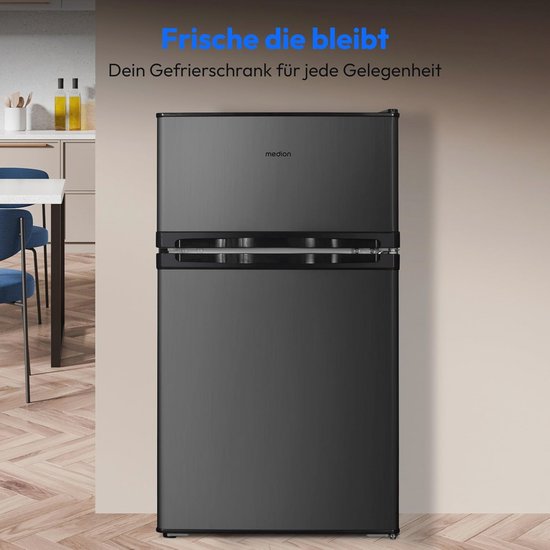 Mini-koelvriescombinatie 85 liter - vrijstaand met verwisselbare deurscharnieren, energie-efficiëntieklasse E van Merkloos — afbeelding 2